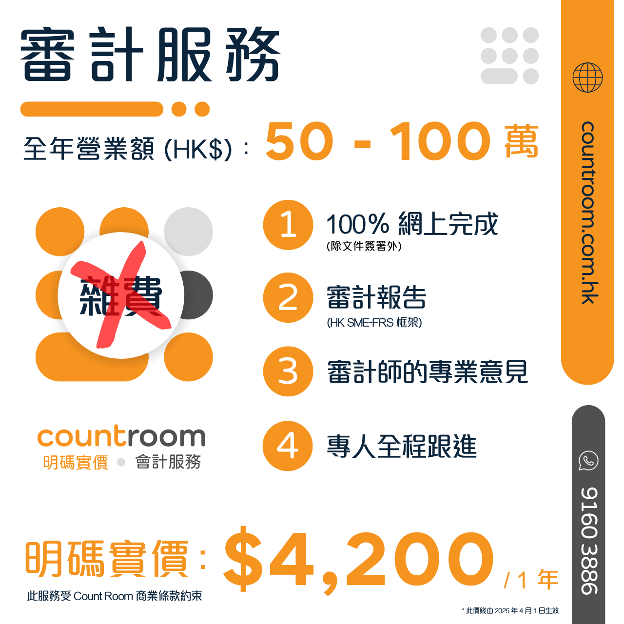 【明碼實價】審計 + 報稅